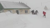 Imagen de Murió un hombre de hipotermia en Santa Cruz durante el temporal de nieve