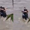 Imagen de Video| Murieron tras quedar atrapados en la crecida de un río en Italia: testigos grabaron el último abrazo