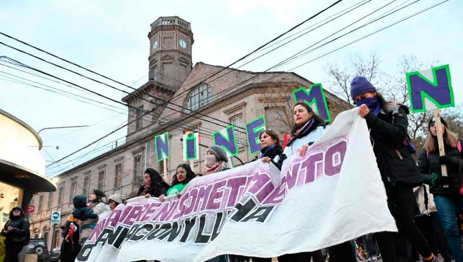 Viedma invita a marchar a once años de Ni Una Menos. (Foto: Marcelo Ochoa).