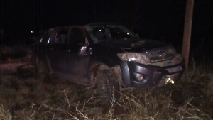 Perdió el control del auto y volcó sobre la Ruta 250, cerca de Lamarque: iba alcoholizado