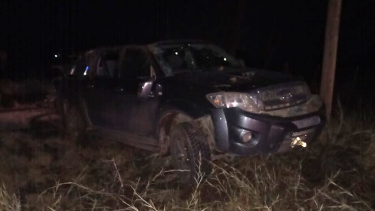 Perdió el control del auto y volcó sobre la Ruta 250, cerca de Lamarque: iba alcoholizado