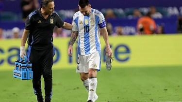 Lionel Messi sufrió una lesión en la final de la Copa América. Foto: FBaires.