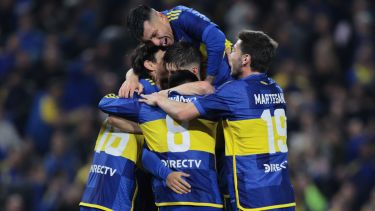 Boca se destapó en la Bombonera y le ganó a Banfield. Medel, arriba del todo, fue uno de los mejores. (FBaires)