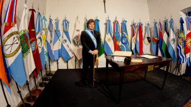 Javier Milei firmó el Pacto de Mayo en Tucumán. Foto: gentileza Presidencia. 