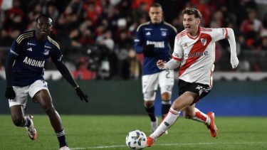 Colidio metió el gol de River ante Millonarios. (Foto: @RiverPlate)