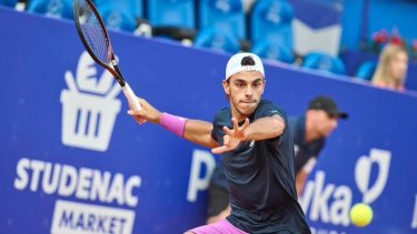 Cerúndolo venció a Sonego y está en semifinales del ATP de Umag.
