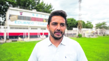 Nicolás Calanni es el presidente del Club Unión desde 2021 y buscará renovar su mandato.