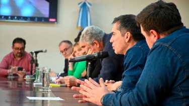Trabajadores de la PIAP en la comisión de Energía de la Legislatura. Foto: Florencia Salto.