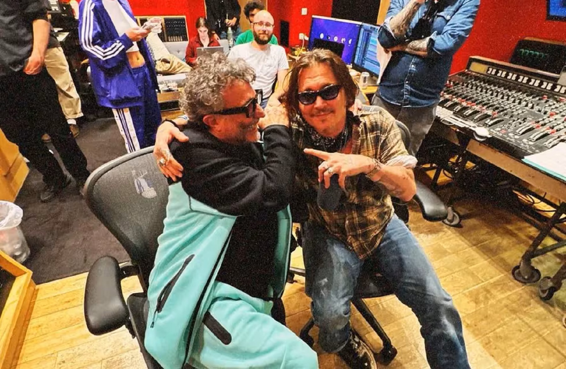 Fito Páez y Johnny Depp