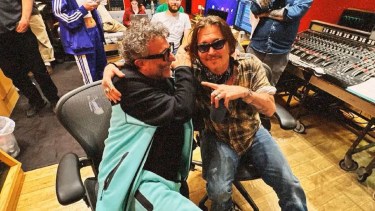 Fito Páez y Johnny Depp