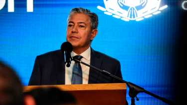 El gobernador participó del lanzamiento. Foto Cecilia Maletti