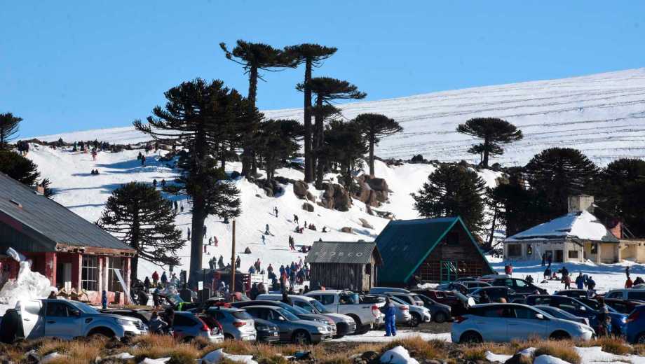 El parque invernal Primeros Pinos, en su última temporada habilitado. Foto: archivo Juan Thomes. 