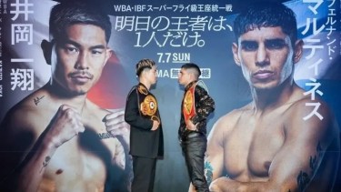 Fernando Martínez y Kazuto Ioka unificarán sus títulos supermosca. 