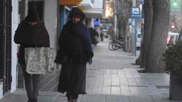 El frío extremo llegó para instalarse a Neuquén y Río Negro. Foto: Juan Thomes.
