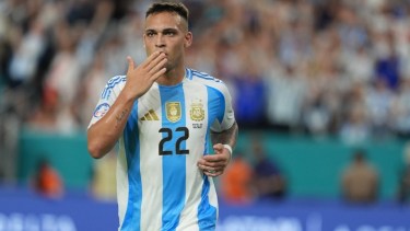 Lautaro Martínez es el goleador de la Copa América. Foto: @Argentina.