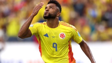 Miguel Borja marcó su primer tanto en la Copa América.