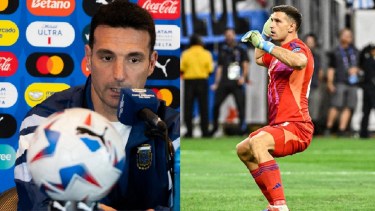 Lionel Scaloni opinó sobre una campaña que vincula al Dibu Martínez.