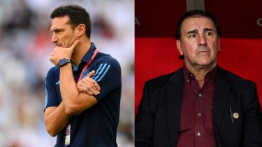 Lionel Scaloni y Néstor Lorenzo, los técnicos finalistas de la Copa América.
