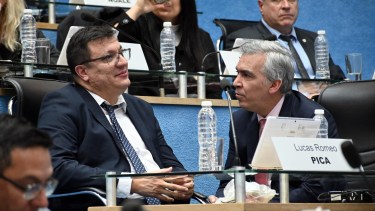 El legislador Lucas Pica incorporó modificaciones en la reforma de la Ley orgánica del Poder Judicial. Foto: Marcelo Ochoa.