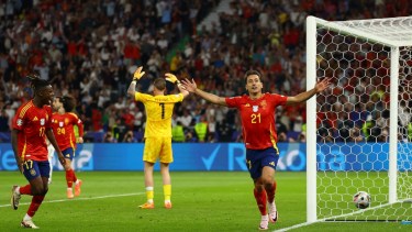 Oyarzabal marcó el segundo tanto de España ante Inglaterra.