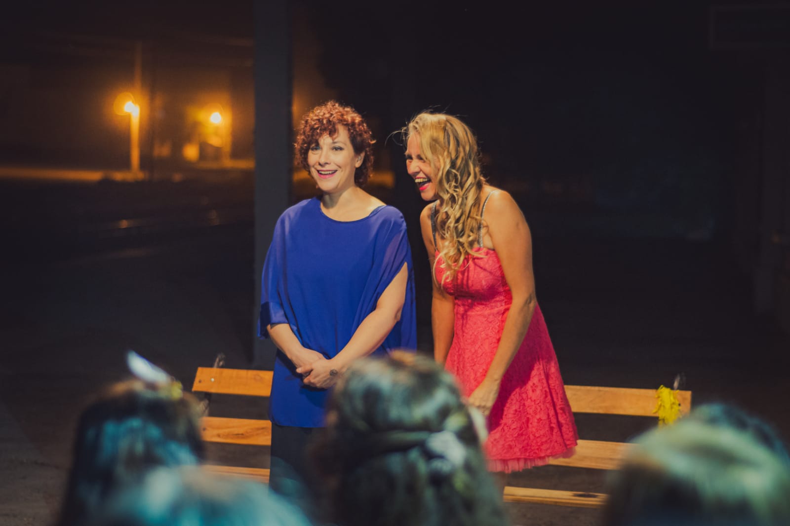 “Tana Damen y Laura Canseco llevan adelante y gran trabajo actoral”, afirma Tachi Benito, director y dramaturgo de “Entre trenes”. (Foto: Marcos Quiñones)