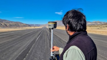 Recta final para la habilitación del aeropuerto de Chos Malal. Foto: gentileza municipalidad. 