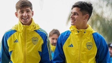 Tomás Belmonte y Brian Aguirre debutarían este domingo en Boca.
