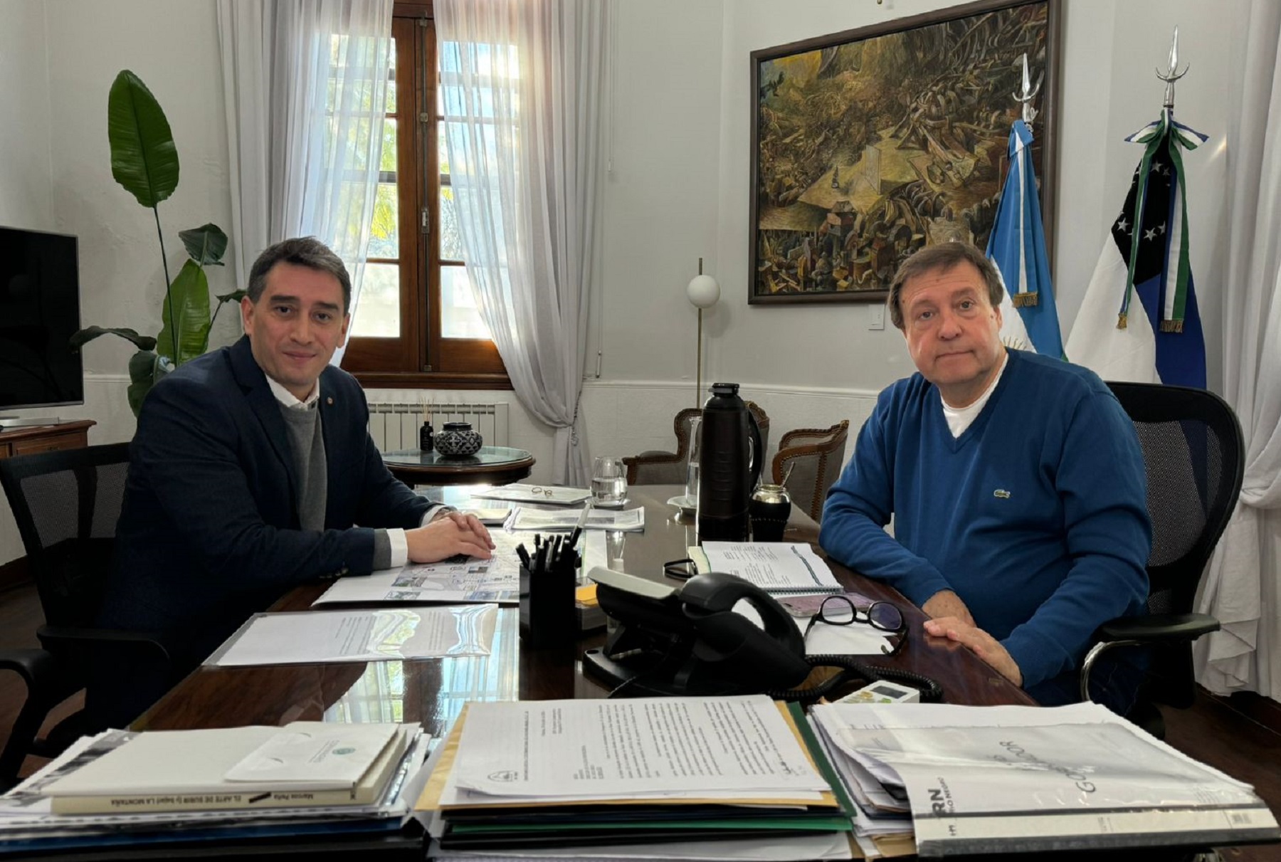 Viedma adhiere al RIGI: el intendente Castro se reunió con Weretilneck y elevará un proyecto al Concejo Deliberante