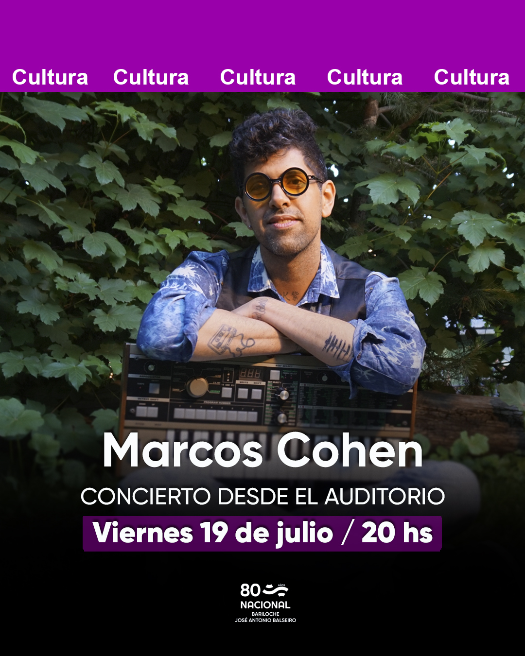 Marcos Cohen en concierto