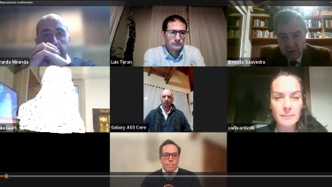 El juez Bernardo Campana condenó ayer al empresario turístico de Bariloche  por hechos de violencia de género.  captura de video) 