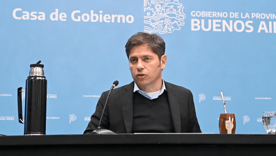 Axel Kicillof, gobernador de la provincia de Buenos Aires y candidato a las elecciones presidenciales 2027 por el PJ (Foto: archivo)
