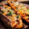 Imagen de Una comida fácil, rápida y riquísima: batatas rellenas