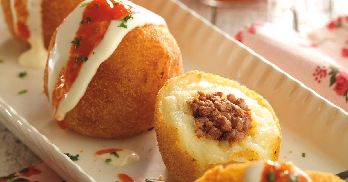 La mejor receta de bombas de papa: crocantes y deliciosas