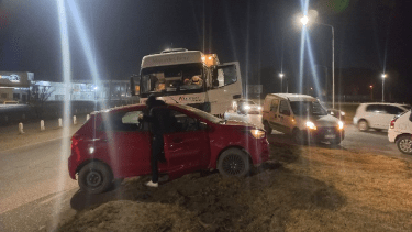 Fuerte choque en el cruce de ruta 22 y 151. Foto: gentileza