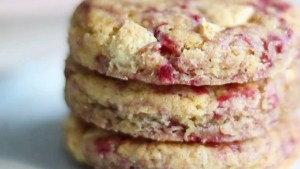 Cookies de frambuesas y chocolate blanco