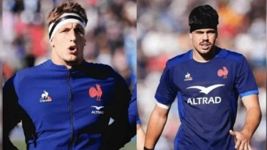 Hugo Auradou, de 20 años, y Oscar Jegou, de 21, son los dos jugadores de rugby de Francia acusados. (Gentileza)