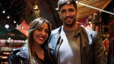 Floppy Tesouro y su novio Salvador
