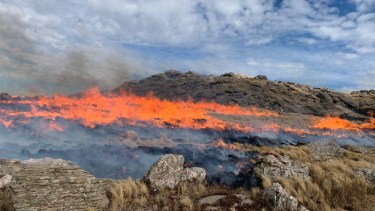 El fuego sigue arrasando en Córdoba. Foto gentileza