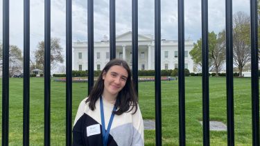 La joven fue embajadora juvenil en USA. (FOTOS: Gentileza)