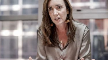 Victoria Villarruel, titular del Senado. 