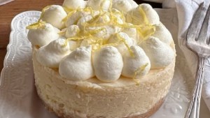 Tarta de limón, con ese plus ácido que se te hace agua la boca