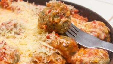 Malfatti con salsa rosa para este lunes sin carne