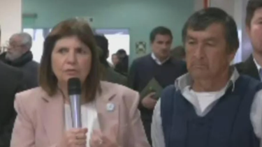 Patricia Bullrich se reunió con el papá de Loan. Foto: NA