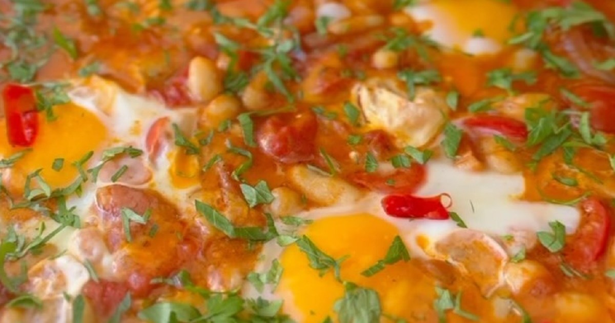 Colchón de porotos: un plato fácil, rápido y sabroso