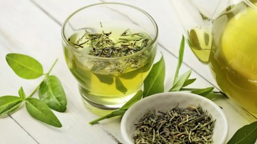 El té verde es una poderosa infusión.-
