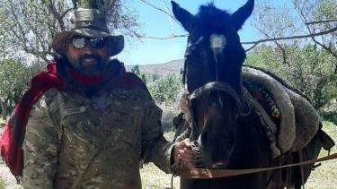 Un neuquino viajó para colaborar con las tareas de búsqueda de Loan. Foto: Gentileza Facebook Luis Zúñiga. 