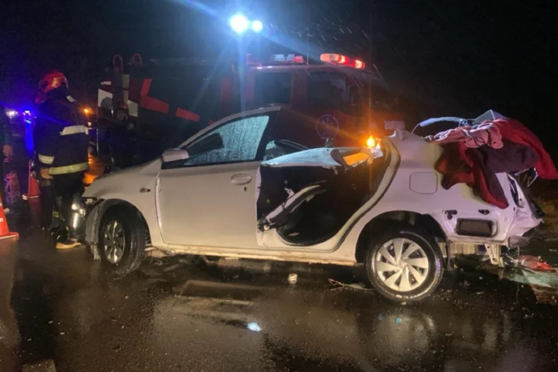 Una mujer murió en un choque frontal en la Ruta Nacional 3, cerca de ...