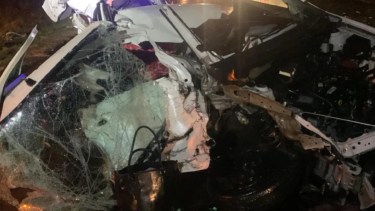 El accidente ocurrió cerca de Bahía Blanca. Foto Gentileza La Nueva.