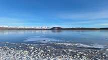 Imagen de Retroceso abismal de la Laguna Blanca por la sequía regional