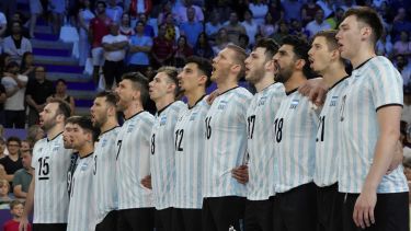 Argentina no pudo con Alemania y le dijo adiós a los Juegos. "Desde el himno estaba emocionado", afirmó Conte. (AFP)